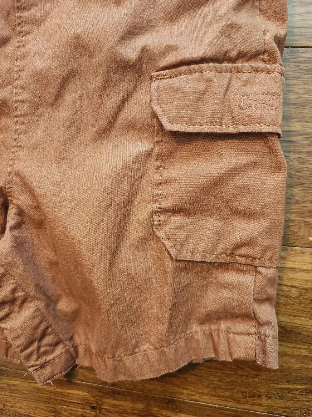 Carter's Baby Boy Rust Brown Toddler Shorts Overalls And Onesie, 18 Months
